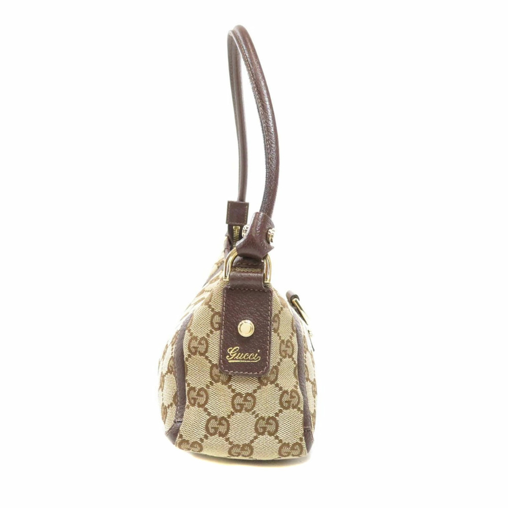 Gucci Beige GG Canvas Abbey D Ring Shoulder Bag brown leather - Picture 3 of 11